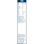 608 BOSCH Wischerblatt 3397118307 608 BOSCH Wischerblatt 3397118307