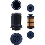 MAHLE AdBlue-Filter UX 3KIT, Filtereinsatz, Höhe 98,5 mm – u. a. für Mercedes-Benz Vario Pritsche/Fahrgestell (B670, B668, B667), Mercedes-Benz Vario Kasten (B667, B670, B668), Mercedes-Benz Actros Mp2 / Mp3 – OE Nummer 0001420089 - l