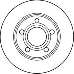 Bremsscheibe Vw T. A6 1.8-3 DF4039