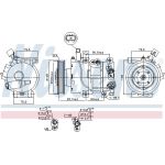 Nissens Klimakompressor PKW 890689 Nissens Klimakompressor PKW 890689