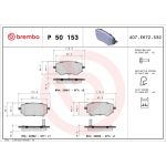 BREMBO Bremsklötze HA P 50 153 BREMBO Bremsklötze HA P 50 153