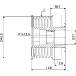 Generatorfreilauf 588054 Generatorfreilauf 588054