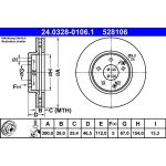 Bremsscheibe Db P. W203/C240/W210/R171 96-11 Power Disc 24.0328-0106.1 Bremsscheibe Db P. W203/C240/W210/R171 96-11 Power Disc 24.0328-0106.1