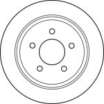 99 482 001 Bremsscheibe HA DF4878