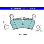 Bremsbelagsatz Vw T. Touareg 3.0-4.2 Tdi 10- Keramik 13.0470-4872.2 Bremsbelagsatz Vw T. Touareg 3.0-4.2 Tdi 10- Keramik 13.0470-4872.2