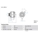Bosch Lichtmaschine 0 986 049 610 Bosch Lichtmaschine 0 986 049 610