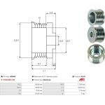 Riemenscheibe, Generator AP0045