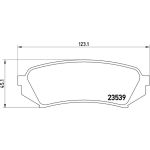 BREMBO Bremsklötze HA P 83 049 BREMBO Bremsklötze HA P 83 049