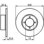Bremsscheibe VA 0 986 478 082 Bremsscheibe VA 0 986 478 082