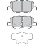 Valeo Bremsbelagsatz 601361 Valeo Bremsbelagsatz 601361