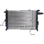 MAHLE Kühler, Motorkühlung CR 437 000S MAHLE Kühler, Motorkühlung CR 437 000S