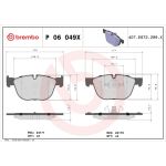 BREMBO Bremsklötze VA P 06 049X BREMBO Bremsklötze VA P 06 049X