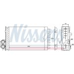 Nissens Heizungskühler PKW 73362 Nissens Heizungskühler PKW 73362