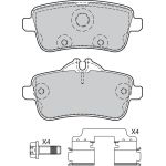 Valeo Bremsbelagsatz 601341 Valeo Bremsbelagsatz 601341