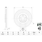 Bremsscheibe 0 986 479 E41 Bremsscheibe 0 986 479 E41