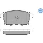 MEYLE Bremsbelagsatz Mazda Cx-7 252454517
