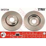 DF2734 TRW Bremsscheibe Fiat Stilo/Punt DF2734 DF2734 TRW Bremsscheibe Fiat Stilo/Punt DF2734