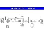 ATE Bremsschlauch 24.5241-0721.3 ATE Bremsschlauch 24.5241-0721.3