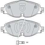 VALEO Bremsbeläge 601702