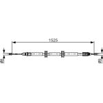 Handbremsseil li 1987482142 Handbremsseil li 1987482142