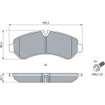 Bosch Bremsbelagsatz 0 986 460 013 Bosch Bremsbelagsatz 0 986 460 013