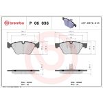 BREMBO Bremsklötze VA P 06 036 BREMBO Bremsklötze VA P 06 036