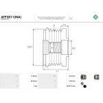 AFP3011(INA) AUTOSTARTER Lichtmaschinenfreilauf AFP3011(INA) AFP3011(INA) AUTOSTARTER Lichtmaschinenfreilauf AFP3011(INA)