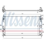 Nissens Wasserkühler PKW 606543 Nissens Wasserkühler PKW 606543