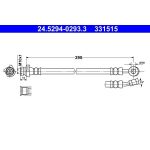 ATE Bremsschlauch 24.5294-0293.3 ATE Bremsschlauch 24.5294-0293.3