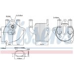 Nissens Ölkühler PKW 91223 Nissens Ölkühler PKW 91223