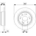 Bremsscheibe HA 0 986 479 361 Bremsscheibe HA 0 986 479 361