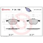 BREMBO Bremsklötze VA P 24 158 BREMBO Bremsklötze VA P 24 158