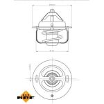 Thermostat, Kühlmittel 725120 Thermostat, Kühlmittel 725120