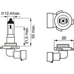 H10 12V 42W PURE LIGHT 1987302083 H10 12V 42W PURE LIGHT 1987302083