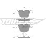 TOMEX brakes Bremsbelagsatz, Scheibenbremse TX 16-67 TOMEX brakes Bremsbelagsatz, Scheibenbremse TX 16-67