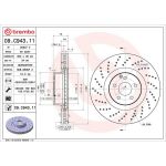 Bremsscheibe VA 09.C943.11 Bremsscheibe VA 09.C943.11