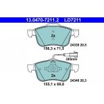 BREMSBELAGSATZ ALFA P. 159/SPIDER 1,8-2,2 05-11 CERAMIC156,3 X 71,5 X 20,5 155,1 X 69 X 20,3Z CZUJNIKIEM 13.0470-7211.2 BREMSBELAGSATZ ALFA P. 159/SPIDER 1,8-2,2 05-11 CERAMIC156,3 X 71,5 X 20,5 155,1 X 69 X 20,3Z CZUJNIKIEM 13.0470-7211.2