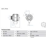 Bosch Lichtmaschine 0 986 049 690 Bosch Lichtmaschine 0 986 049 690