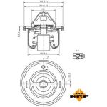 Thermostat, Kühlmittel 725127 Thermostat, Kühlmittel 725127