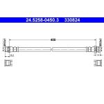 ATE Bremsschlauch 24.5258-0450.3 ATE Bremsschlauch 24.5258-0450.3