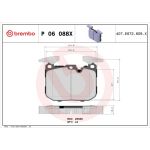 BREMBO Bremsklötze Xtra VA P 06 088X BREMBO Bremsklötze Xtra VA P 06 088X