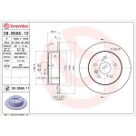 82 482 162 Bremsscheibe HA 08.B566.11 82 482 162 Bremsscheibe HA 08.B566.11