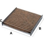 Innenraumfilter Toyota Yaris 06- (Anti-Peaks Mit Aktivkohle Und Polyphenol) 701021 Innenraumfilter Toyota Yaris 06- (Anti-Peaks Mit Aktivkohle Und Polyphenol) 701021