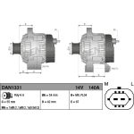 DENSO Generator DAN1331 DENSO Generator DAN1331