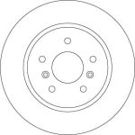 Bremsscheibe Nissan T. Qashqai 1.2-2.0 13 DF6787 Bremsscheibe Nissan T. Qashqai 1.2-2.0 13 DF6787
