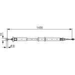 Handbremsseil 1987477561 Handbremsseil 1987477561