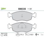 Valeo Bremsbelagsatz 598335 Valeo Bremsbelagsatz 598335