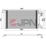 JPN Kondensator, Klimaanlage 60C9143-JPN JPN Kondensator, Klimaanlage 60C9143-JPN