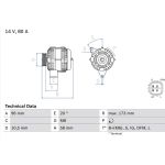 Lichtmaschine 0 986 082 040