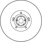 TRW Bremsscheibe DF1021 TRW Bremsscheibe DF1021